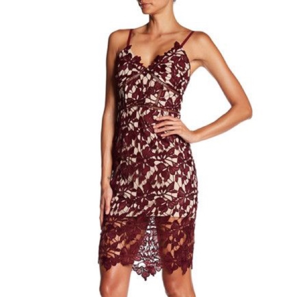 Love...Ady Chemical Lace Slip Dress